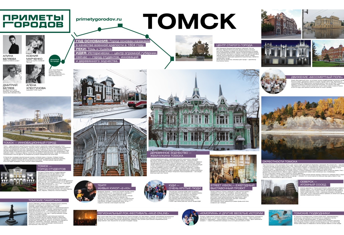 Томск - Приметы городов